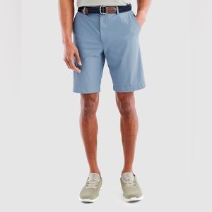 Johnnie-O Cross Country Performance Shorts in Ripple Blue